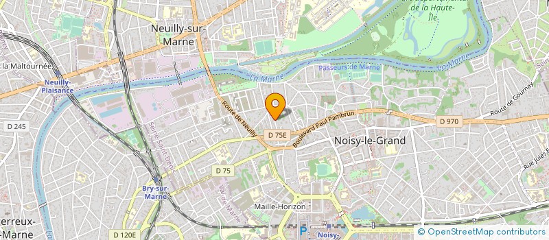 localisation de l'entreprise SCI LA BARONNERIE à NOISY-LE-GRAND