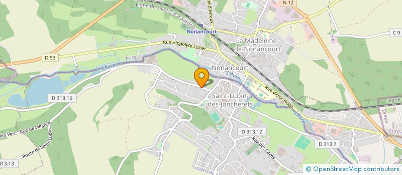 localisation de l'entreprise SCI LA BARONNIE à SAINT-LUBIN-DES-JONCHERETS