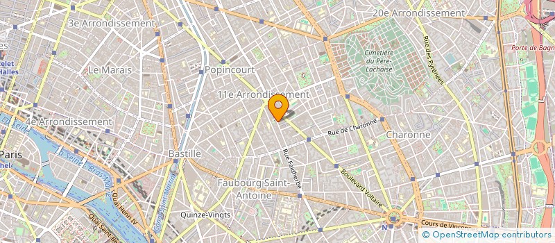 localisation de l'entreprise SCI LA BARQUE  PARIS