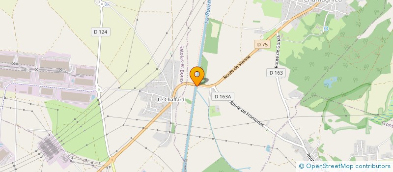 localisation de l'entreprise SCI LA BARQUETTE  CHAMAGNIEU