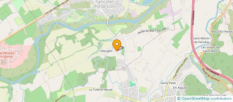 localisation de l'entreprise SCI LA BARRAQUE ROUGE  SAINT-JEAN-PLA-DE-CORTS