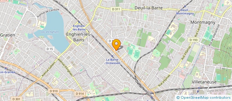 localisation de l'entreprise SCI LA BARRE  DEUIL-LA-BARRE