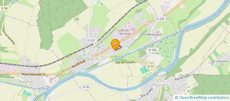 localisation de l'entreprise SCI LA BARRE 39  LA BARRE