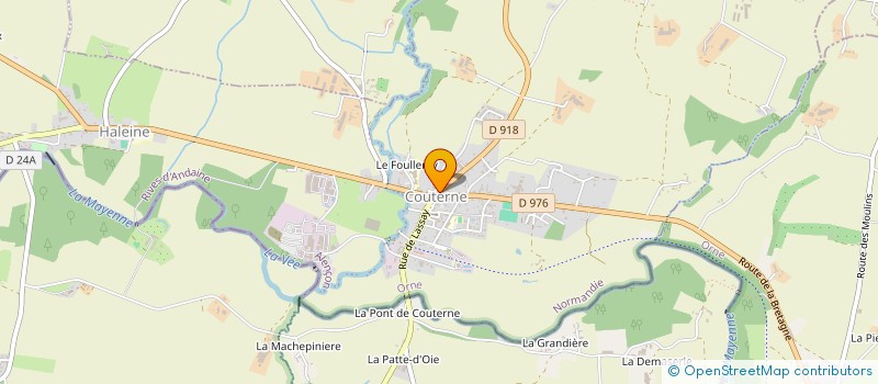 localisation de l'entreprise SCI LA BARRE à LA FERTE MACE