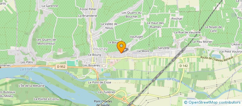 localisation de l'entreprise SCI LA BARRE à VOUVRAY