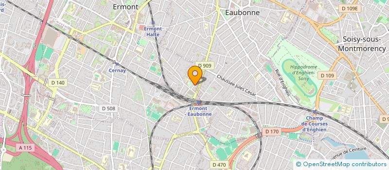localisation de l'entreprise SCI LA BARRETIERE à ERMONT