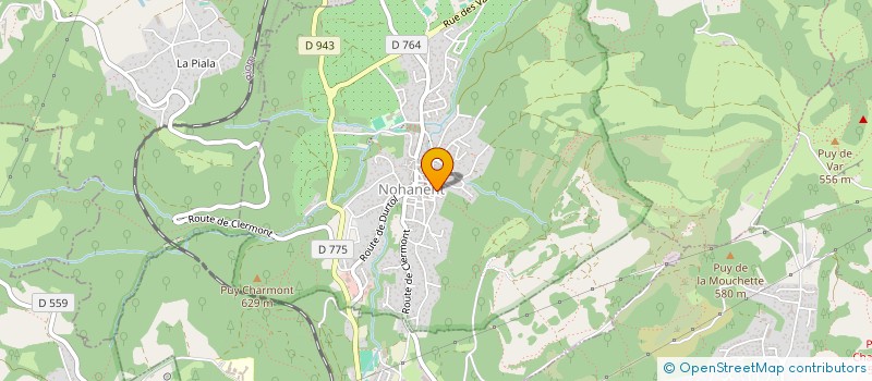 localisation de l'entreprise SCI LA BARREYRE  NOHANENT