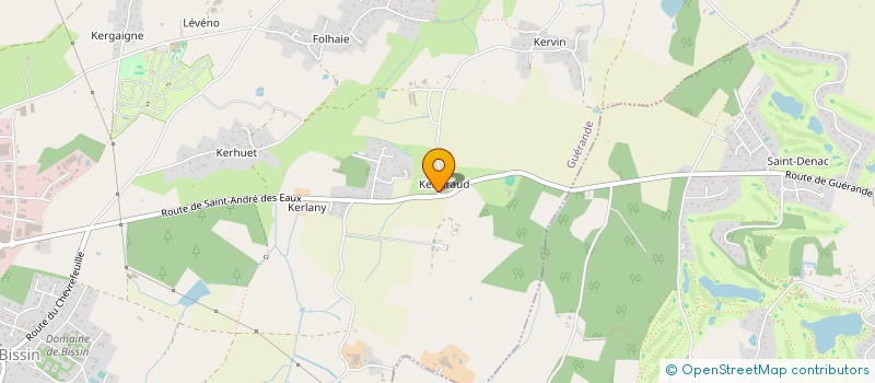 localisation de l'entreprise SCI LA BARRIERE DE LESSAC  GUERANDE