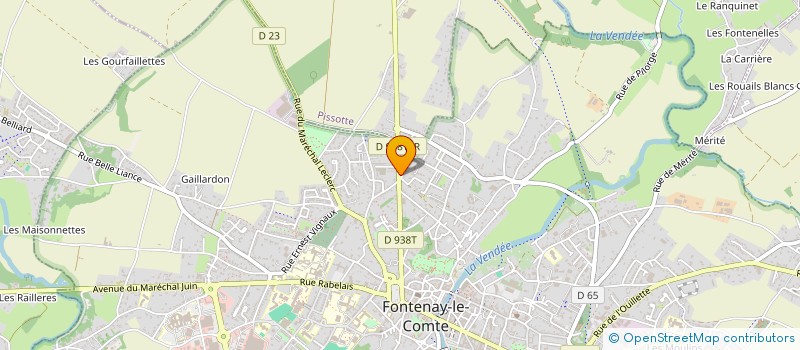 localisation de l'entreprise SCI LA BARRIERE DE SAUMUR  FONTENAY-LE-COMTE