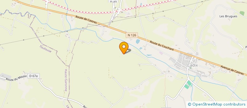 localisation de l'entreprise SCI LA BARTHE  MOUZENS