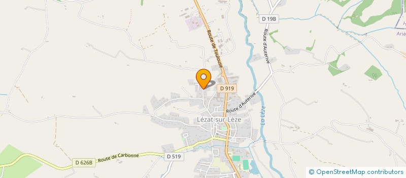 localisation de l'entreprise SCI LA BARTHETE à LEZAT-SUR-LEZE