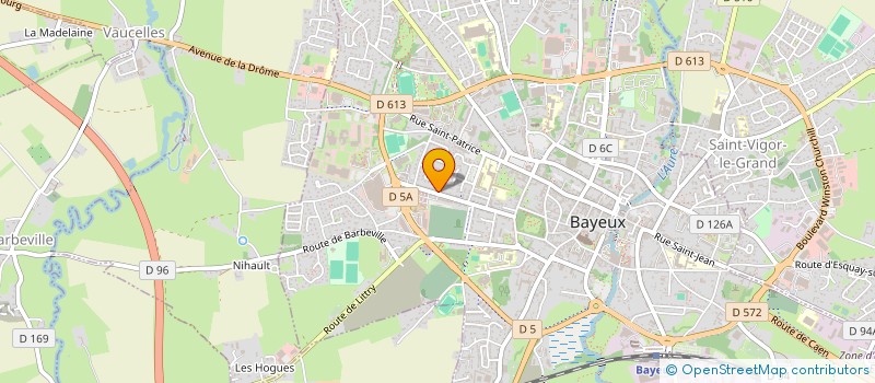 localisation de l'entreprise SCI LA BASAC  BAYEUX