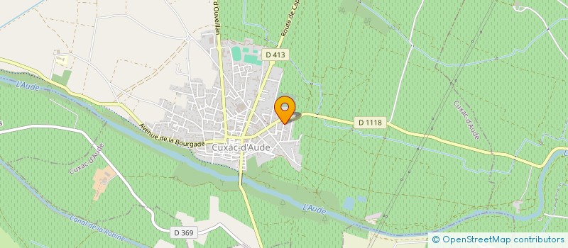 localisation de l'entreprise SCI LA BASCULE  CUXAC-D'AUDE