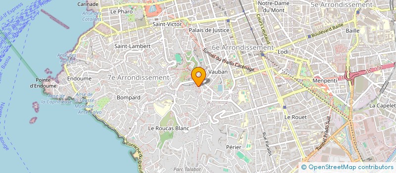 localisation de l'entreprise SCI LA BASCULE à MARSEILLE