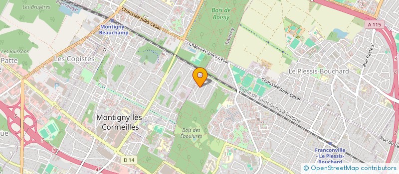 localisation de l'entreprise SCI LA BASE  FRANCONVILLE