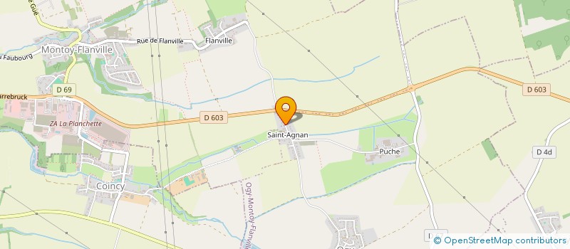 localisation de l'entreprise SCI LA BASILIQUE  SANRY-SUR-NIED