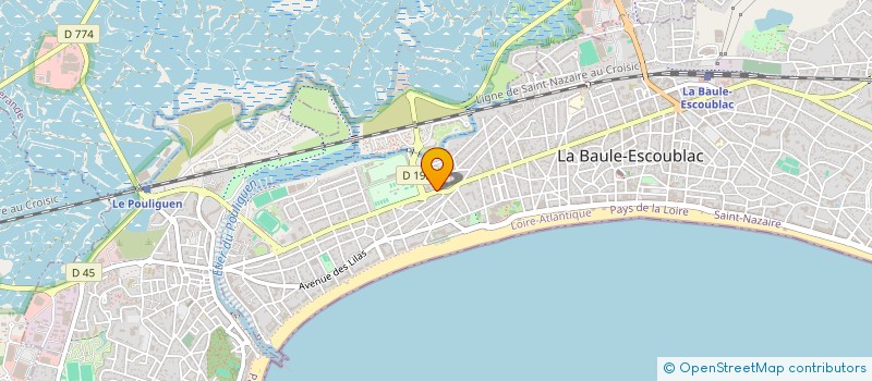 localisation de l'entreprise SCI LA BASOCHE  LA BAULE-ESCOUBLAC