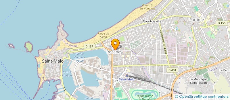 localisation de l'entreprise SCI LA BASOCHE  SAINT-MALO