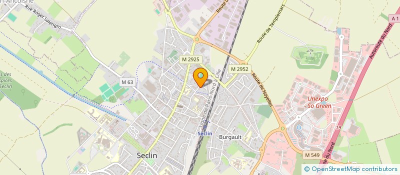localisation de l'entreprise SCI LA BASOCHE à SECLIN