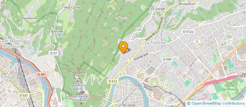 localisation de l'entreprise SCI LA BASOCHE  LA TRONCHE