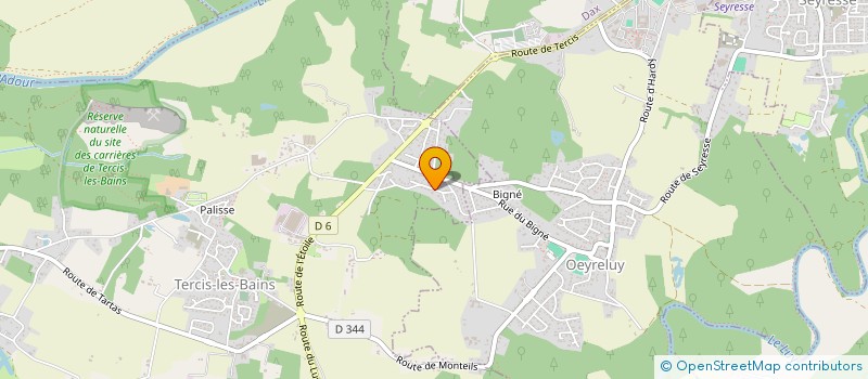 localisation de l'entreprise SCI LA BASQUOISE à TERCIS-LES-BAINS