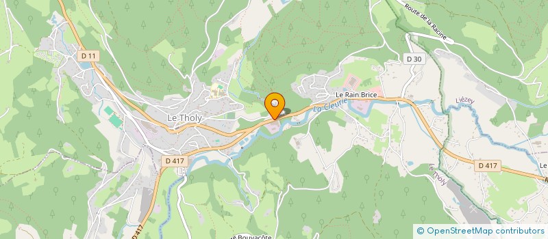 localisation de l'entreprise SCI LA BASSE  LE THOLY