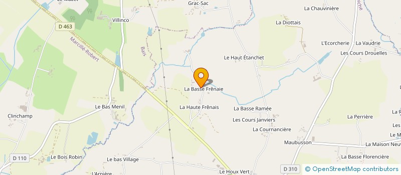 localisation de l'entreprise SCI LA BASSE FRENAIE  VISSEICHE