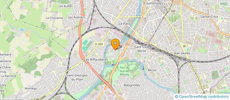 localisation de l'entreprise SCI LA BASSE TRULIERE  LE MANS