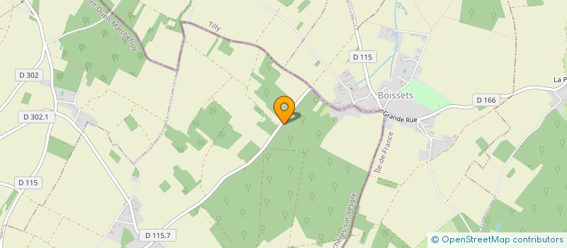 localisation de l'entreprise SCI LA BASTANIERE à BERCHERES-SUR-VESGRE