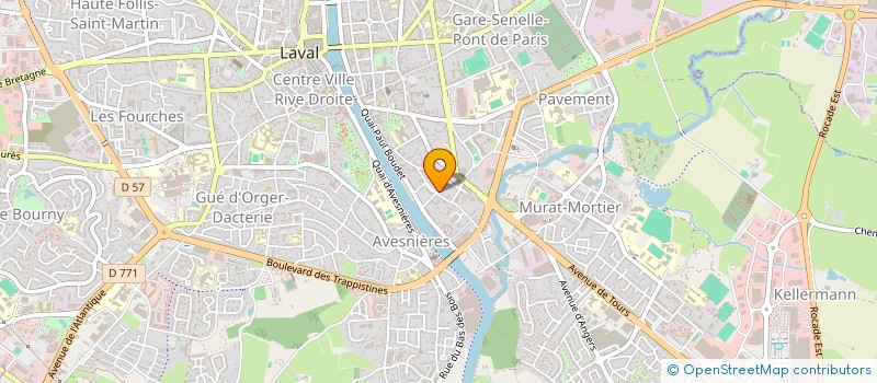 localisation de l'entreprise SCI LA BASTE à LAVAL