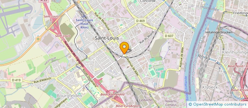 localisation de l'entreprise SCI LA BASTIDE  SAINT-LOUIS