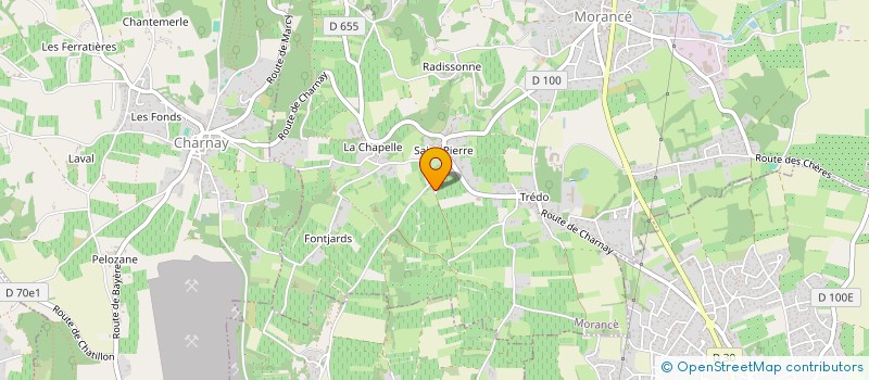 localisation de l'entreprise SCI LA BASTIDE  MORANCE