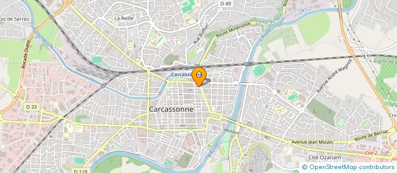 localisation de l'entreprise SCI LA BASTIDE à CARCASSONNE