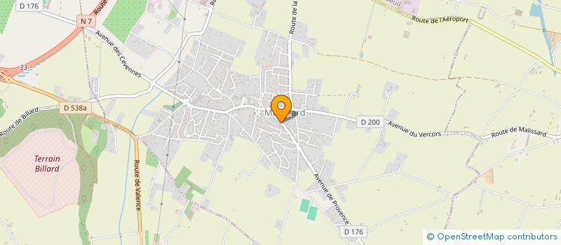 localisation de l'entreprise SCI LA BASTIDE à MONTELIER