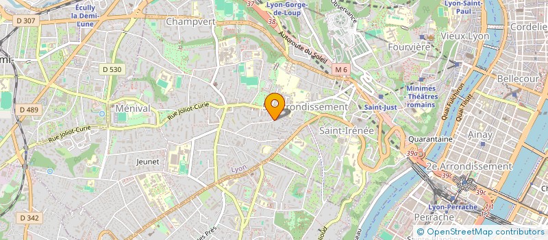 localisation de l'entreprise SCI LA BASTIDE  LYON