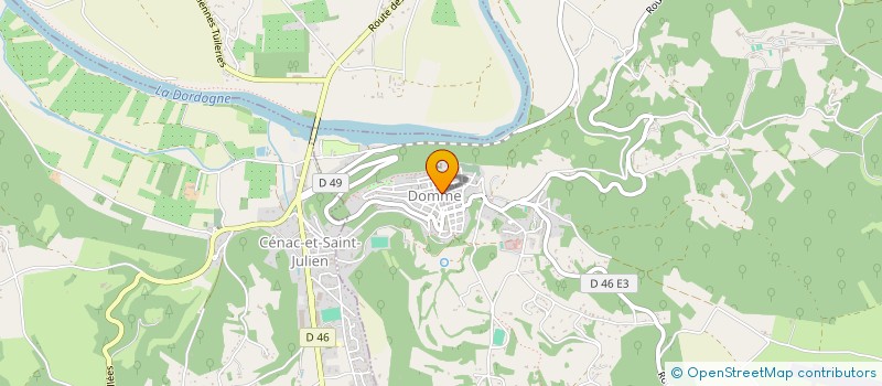 localisation de l'entreprise SCI LA BASTIDE à DOMME