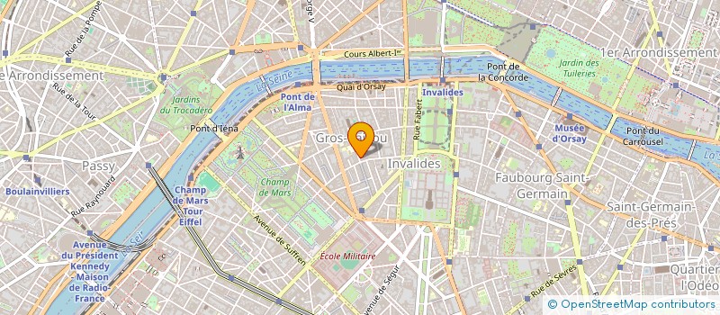 localisation de l'entreprise SCI LA BASTIDE à PARIS