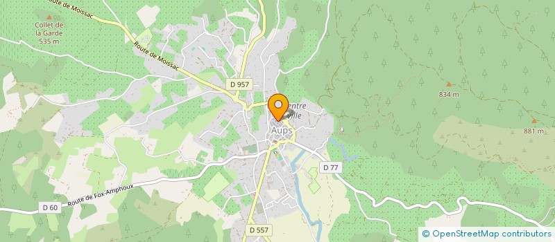 localisation de l'entreprise SCI LA BASTIDE à REGUSSE