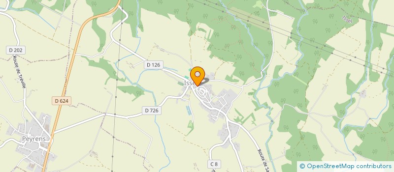 localisation de l'entreprise SCI LA BASTIDE  ISSEL