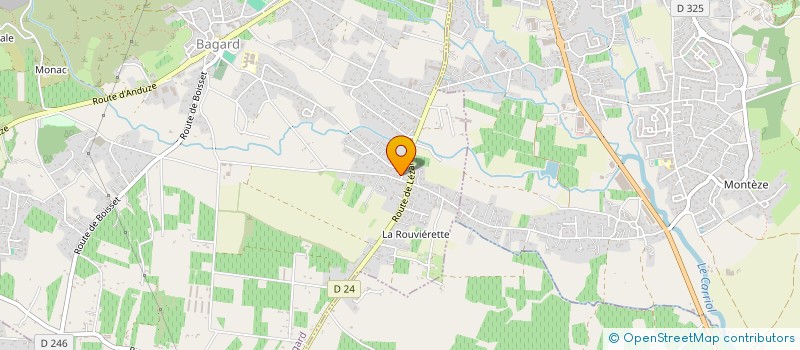 localisation de l'entreprise SCI LA BASTIDE  BOISSET-ET-GAUJAC