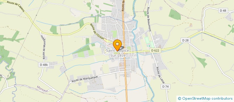 localisation de l'entreprise SCI LA BASTIDE  SAINT-SULPICE-SUR-LEZE