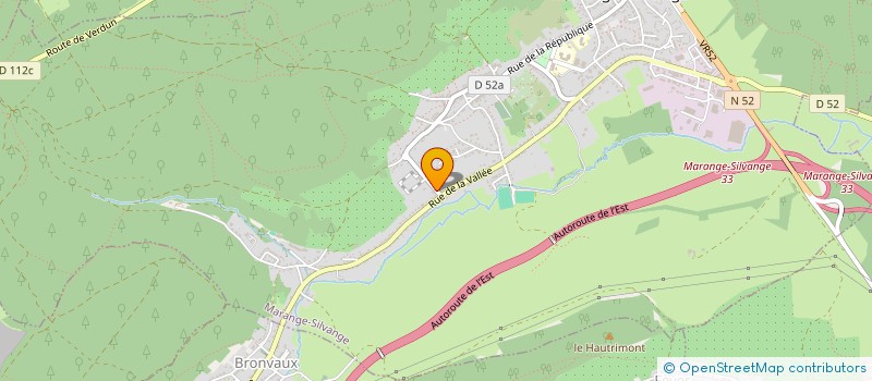 localisation de l'entreprise SCI LA BASTIDE  MARANGE-SILVANGE