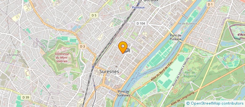 localisation de l'entreprise SCI LA BASTIDE  SURESNES