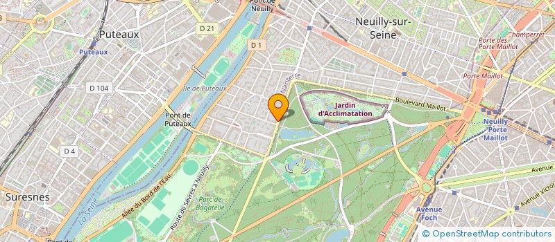 localisation de l'entreprise SCI LA BASTIDE D'ENGRAS à NEUILLY-SUR-SEINE