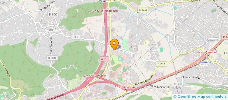 localisation de l'entreprise SCI LA BASTIDE DE LA CROIX D'OR à BOUC-BEL-AIR
