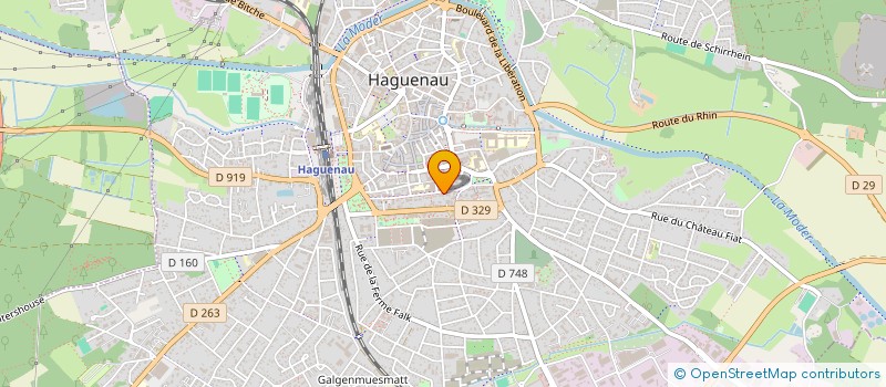 localisation de l'entreprise SCI LA BASTIDE DE MATIJU  HAGUENAU