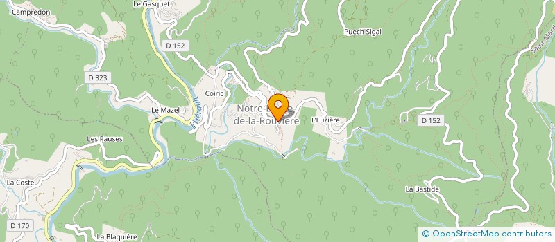 localisation de l'entreprise SCI LA BASTIDE DE SAINT THOMAS  VAL-D'AIGOUAL