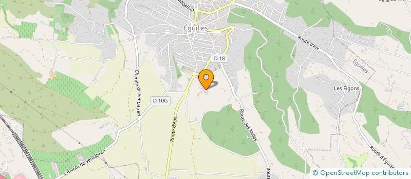 localisation de l'entreprise SCI LA BASTIDE DES CARDEAUX à EGUILLES