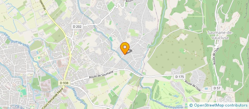 localisation de l'entreprise SCI LA BASTIDE DES GRANETS  L'ISLE-SUR-LA-SORGUE