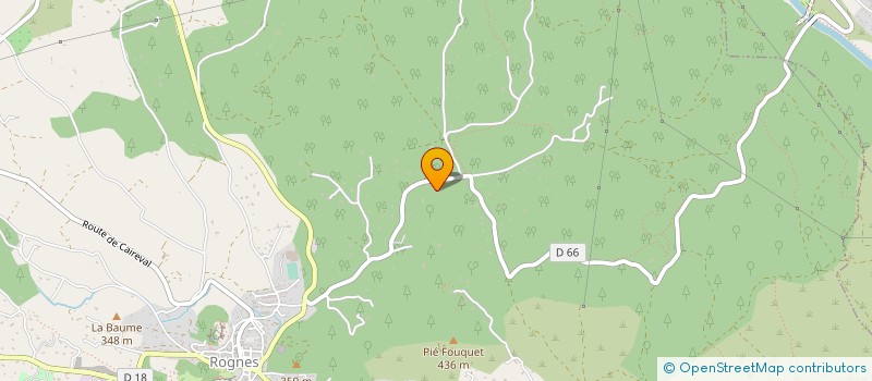 localisation de l'entreprise SCI LA BASTIDE DU COLLET POINTU  ROGNES